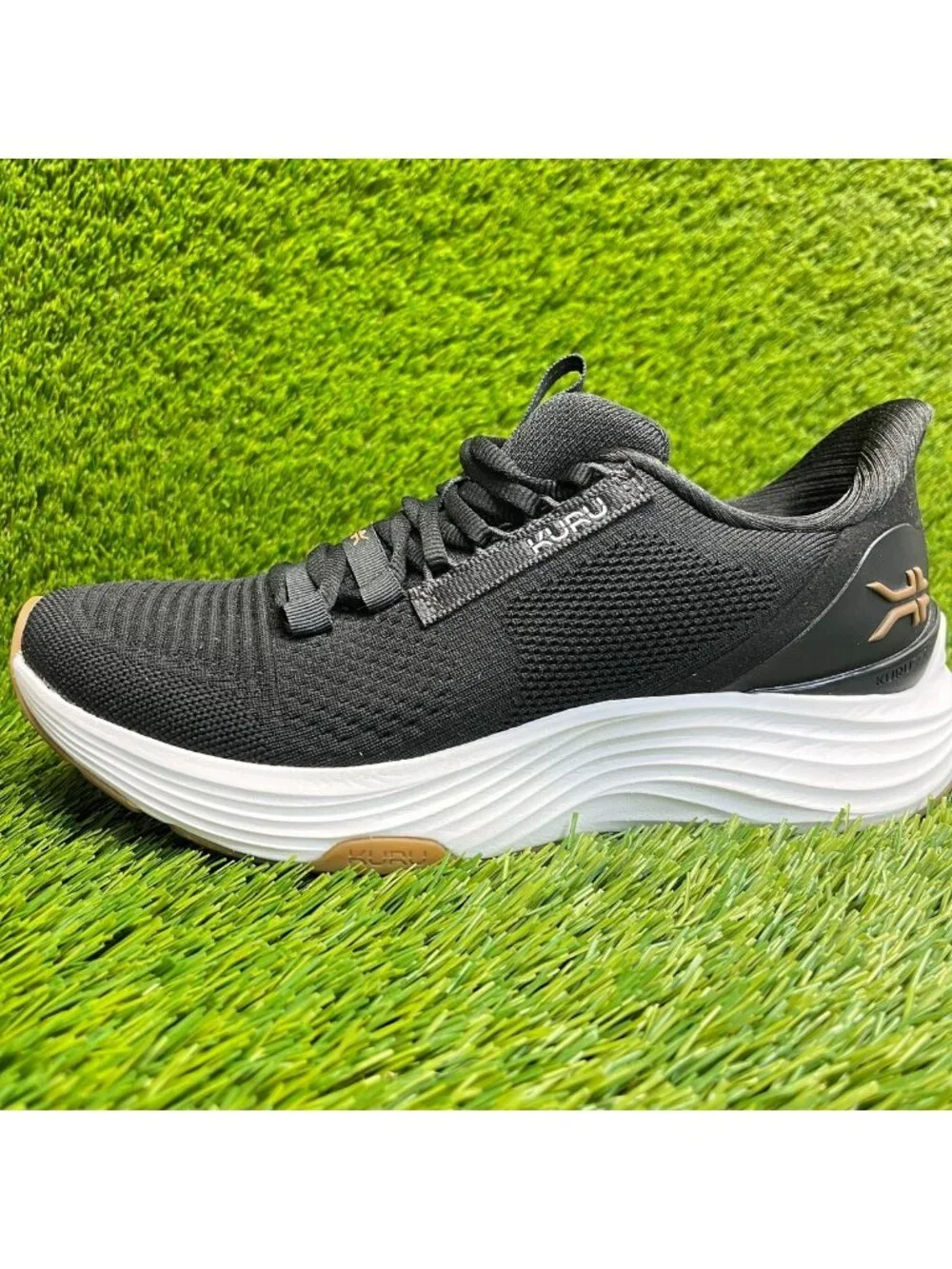 Kuru Atom 2 Womens Size 8.5 Black White Athletic Running Walking Shoes Sneakers
